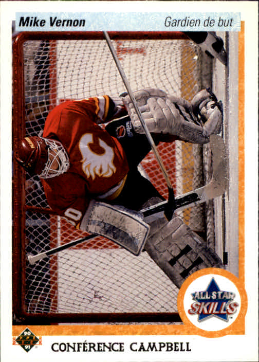 1990-91 Upper Deck French #495 Mike Vernon AS
