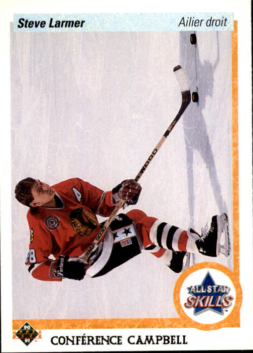 1990-91 Upper Deck French #499 Steve Larmer AS
