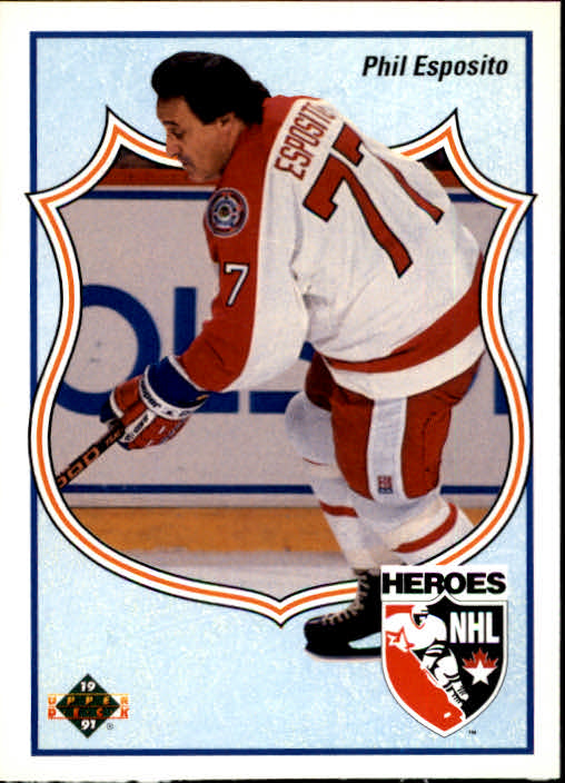 1990-91 Upper Deck French #510 Phil Esposito HERO