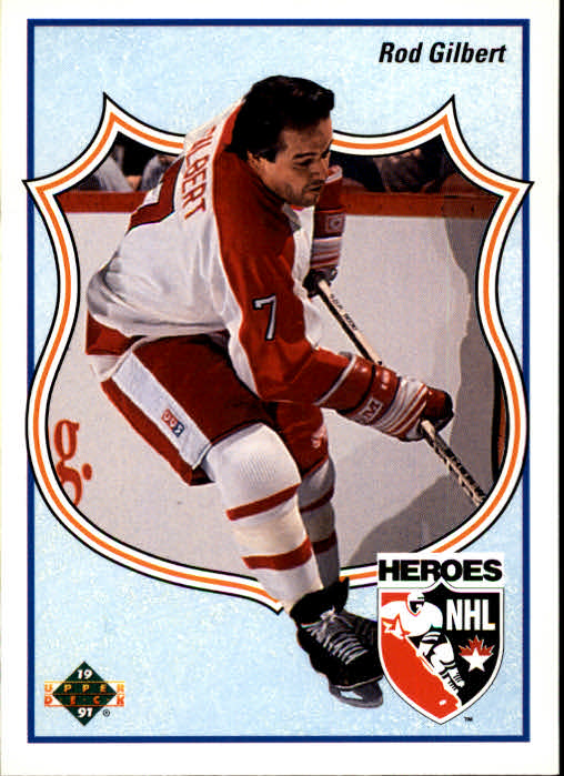 1990-91 Upper Deck French #512 Rod Gilbert HERO