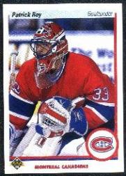 1990-91 Upper Deck Promos #241B Patrick Roy UER/Wrong height, feet/and inches reversed)