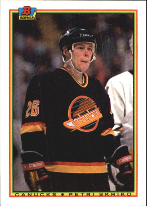 1990-91 Bowman #54 Petri Skriko