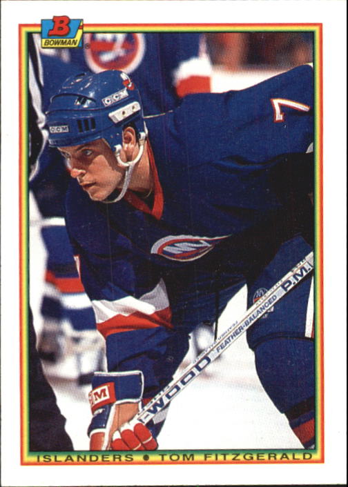 1990-91 Bowman #116 Tom Fitzgerald RC