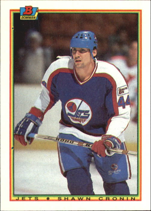 1990-91 Bowman #128 Shawn Cronin RC