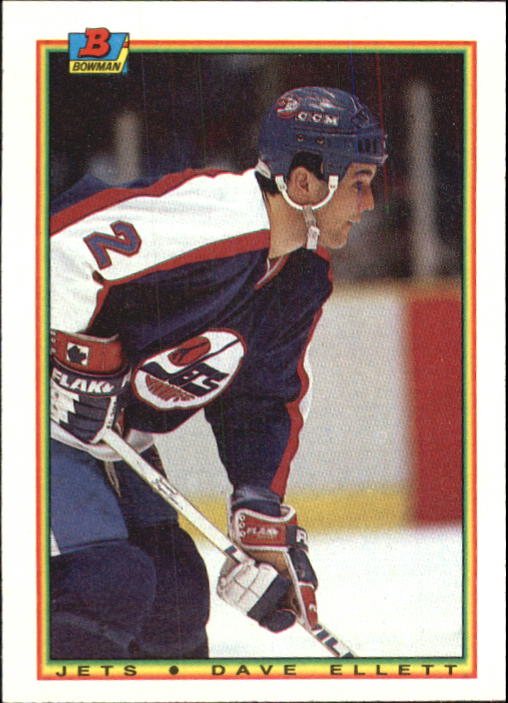 1990-91 Bowman #132 Dave Ellett