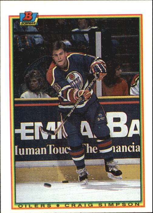 1990-91 Bowman #201 Craig Simpson