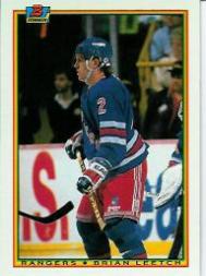 1990-91 Bowman #215B Brian Leetch COR