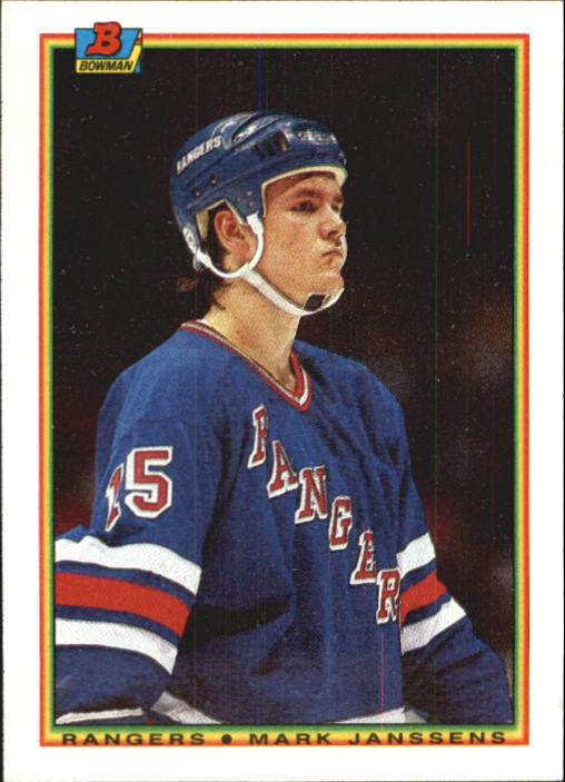 1990-91 Bowman #226 Mark Janssens RC