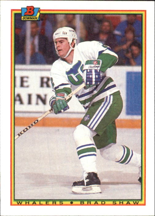 1990-91 Bowman #260 Brad Shaw RC