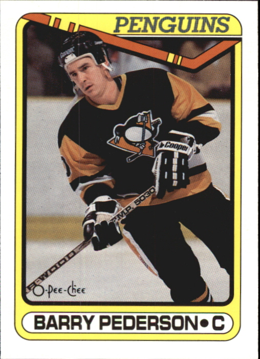1990-91 O-Pee-Chee #134 Barry Pederson