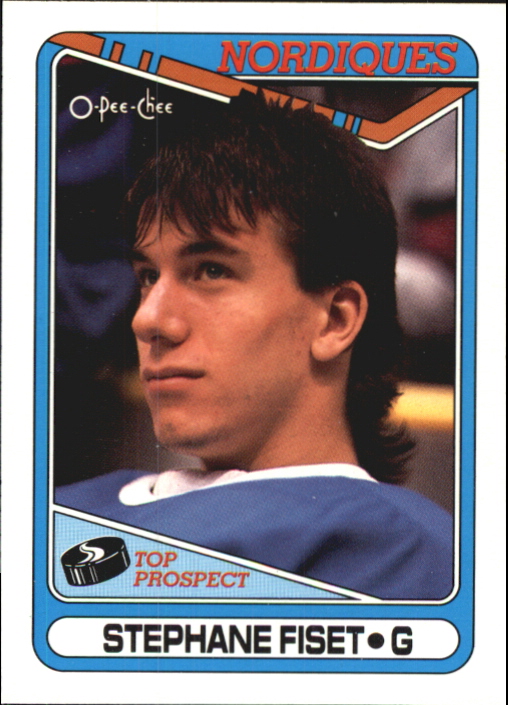 1990-91 O-Pee-Chee #312 Stephane Fiset RC