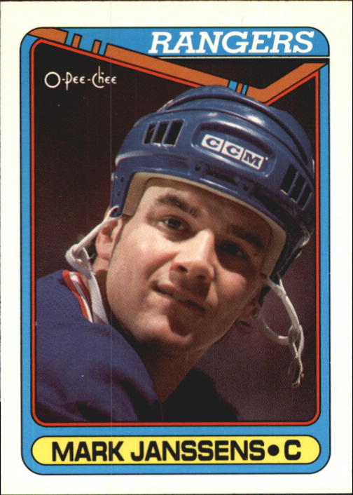 1990-91 O-Pee-Chee #391 Mark Janssens RC