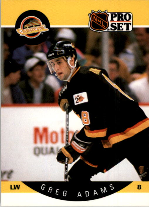 1990-91 Pro Set #291 Greg Adams