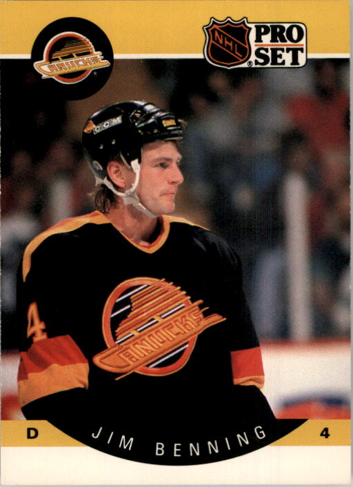 1990-91 Pro Set #292 Jim Benning