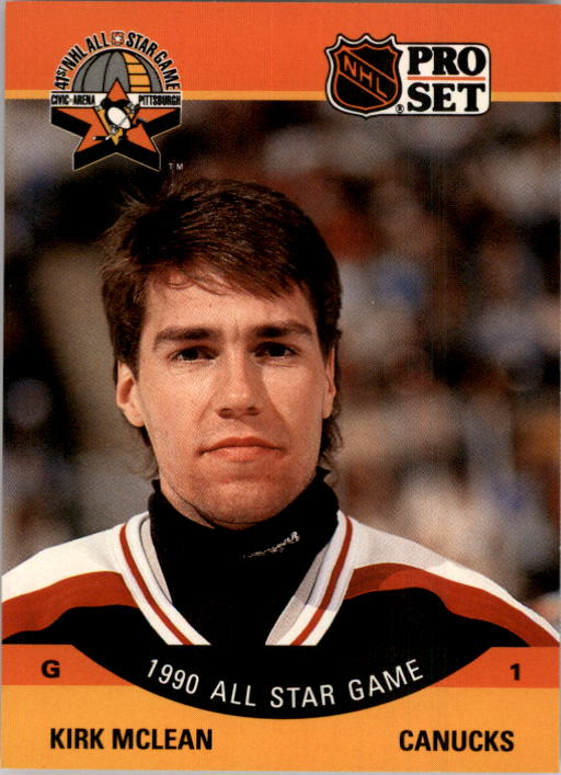 1990-91 Pro Set #355 Kirk McLean AS