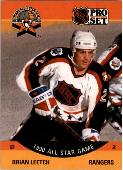 1990-91 Pro Set #373 Brian Leetch AS