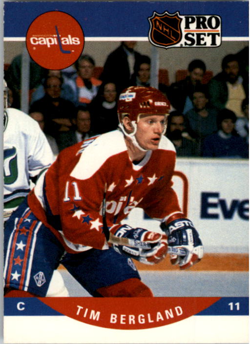 1990-91 Pro Set #550 Tim Bergland RC