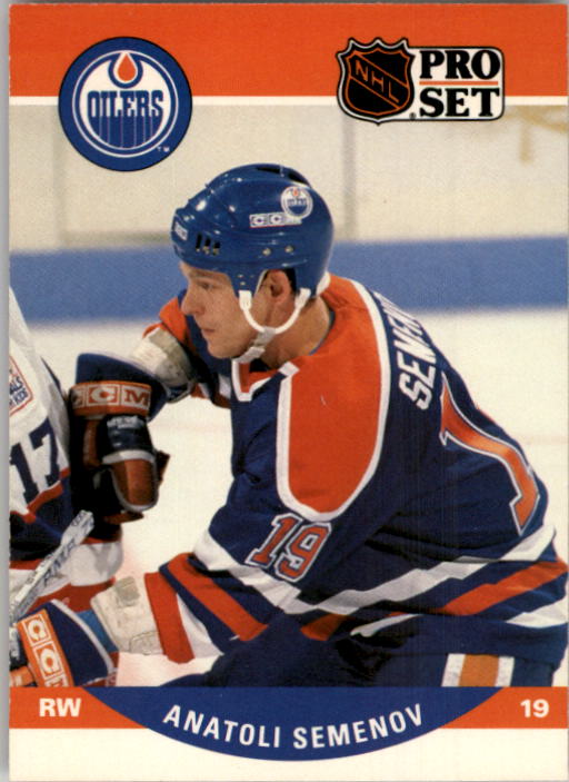 1990-91 Pro Set #608 Anatoli Semenov RC