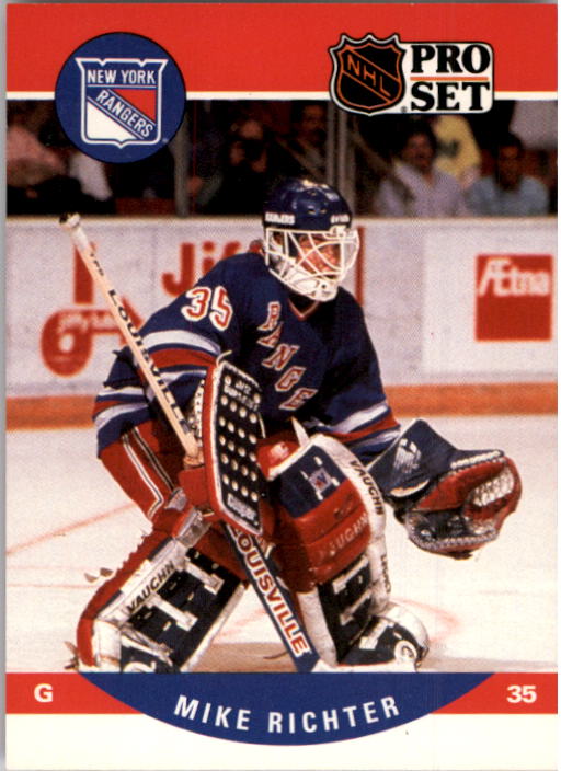 1990-91 Pro Set #627 Mike Richter RC