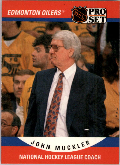 1990-91 Pro Set #665 John Muckler CO RC