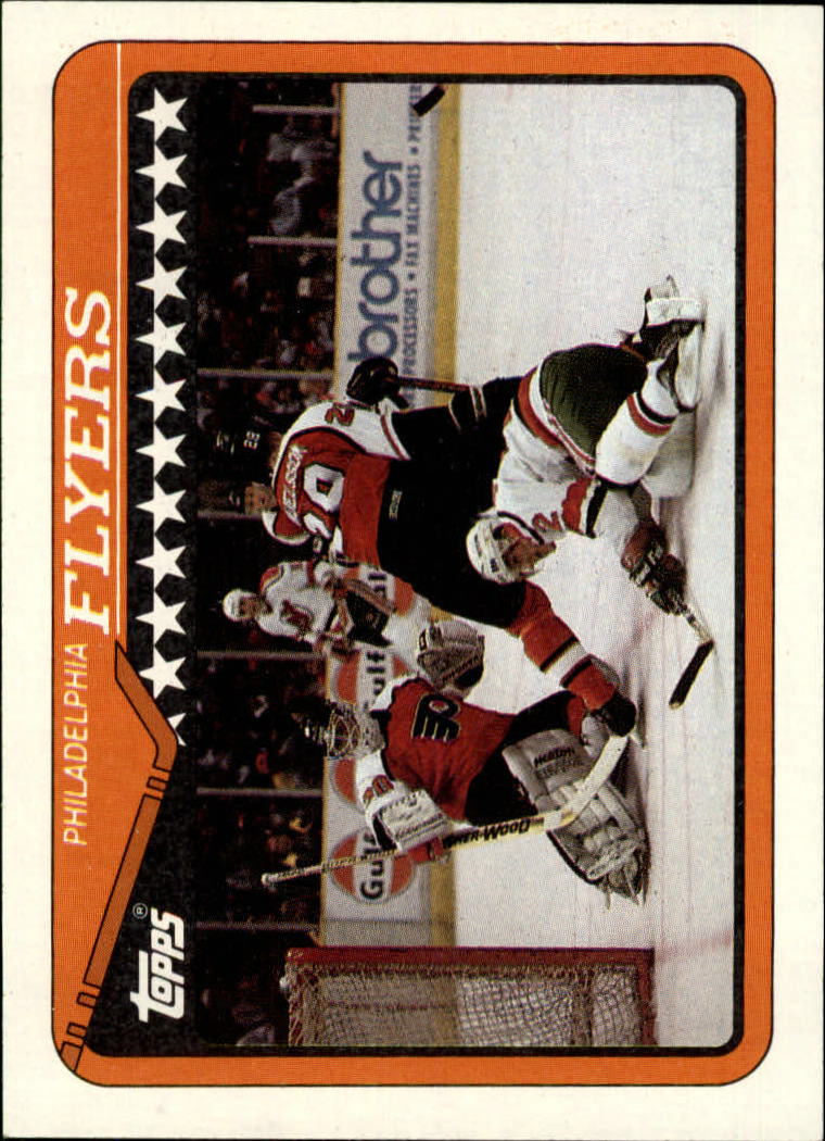 1990-91 Topps #80 Flyers Team