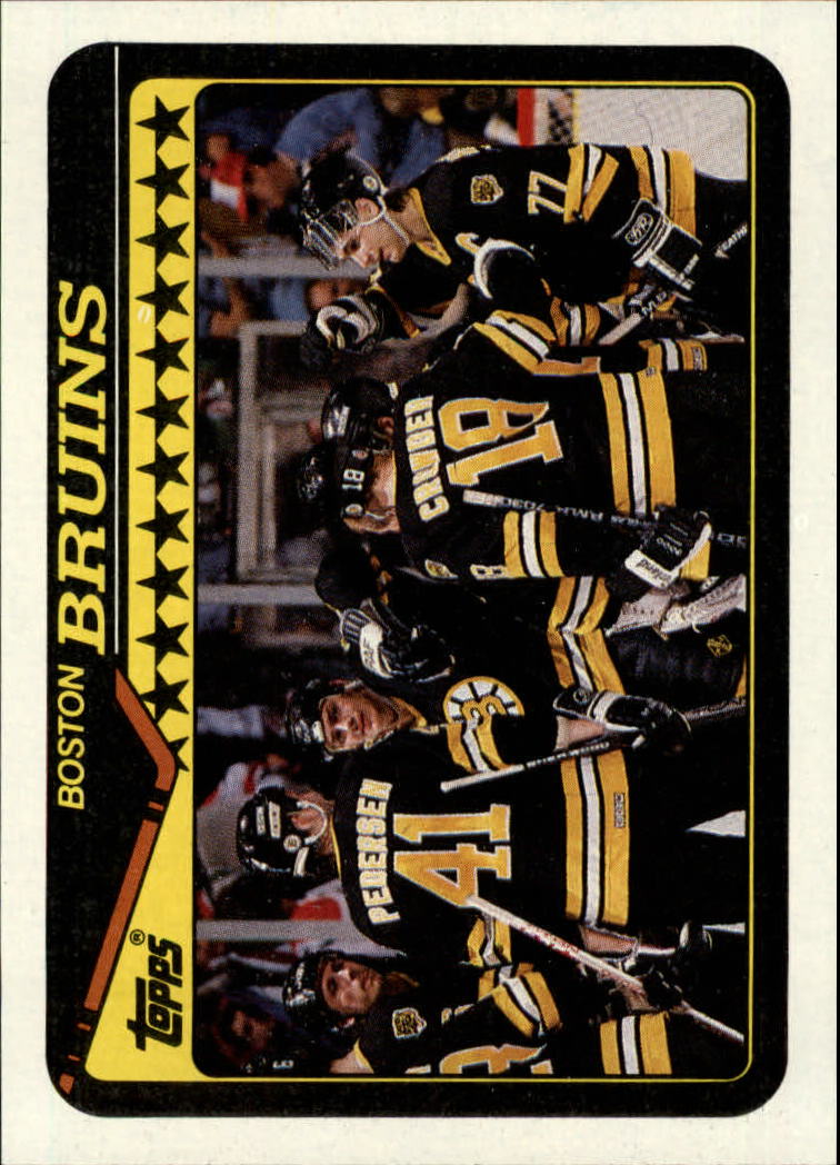 1990-91 Topps #165 Bruins Team
