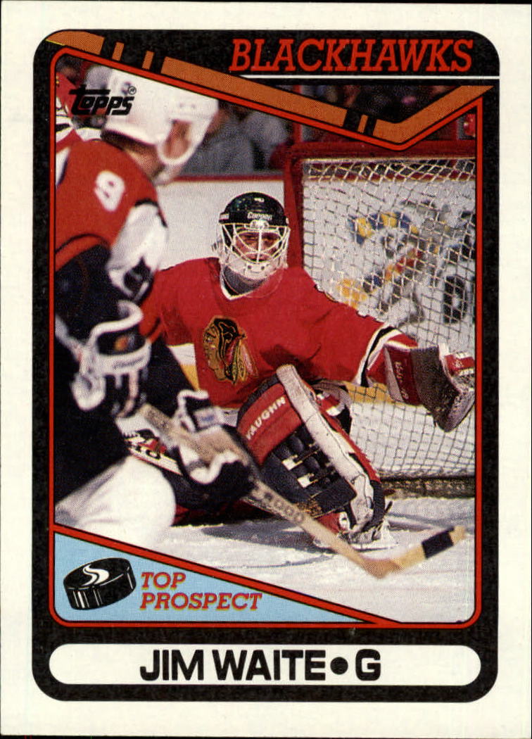 1990-91 Topps #214 Jim Waite RC