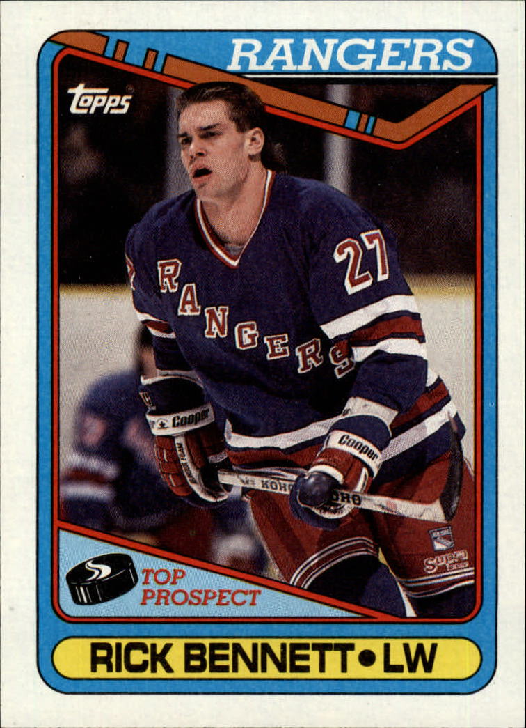 1990-91 Topps #252 Rick Bennett RC