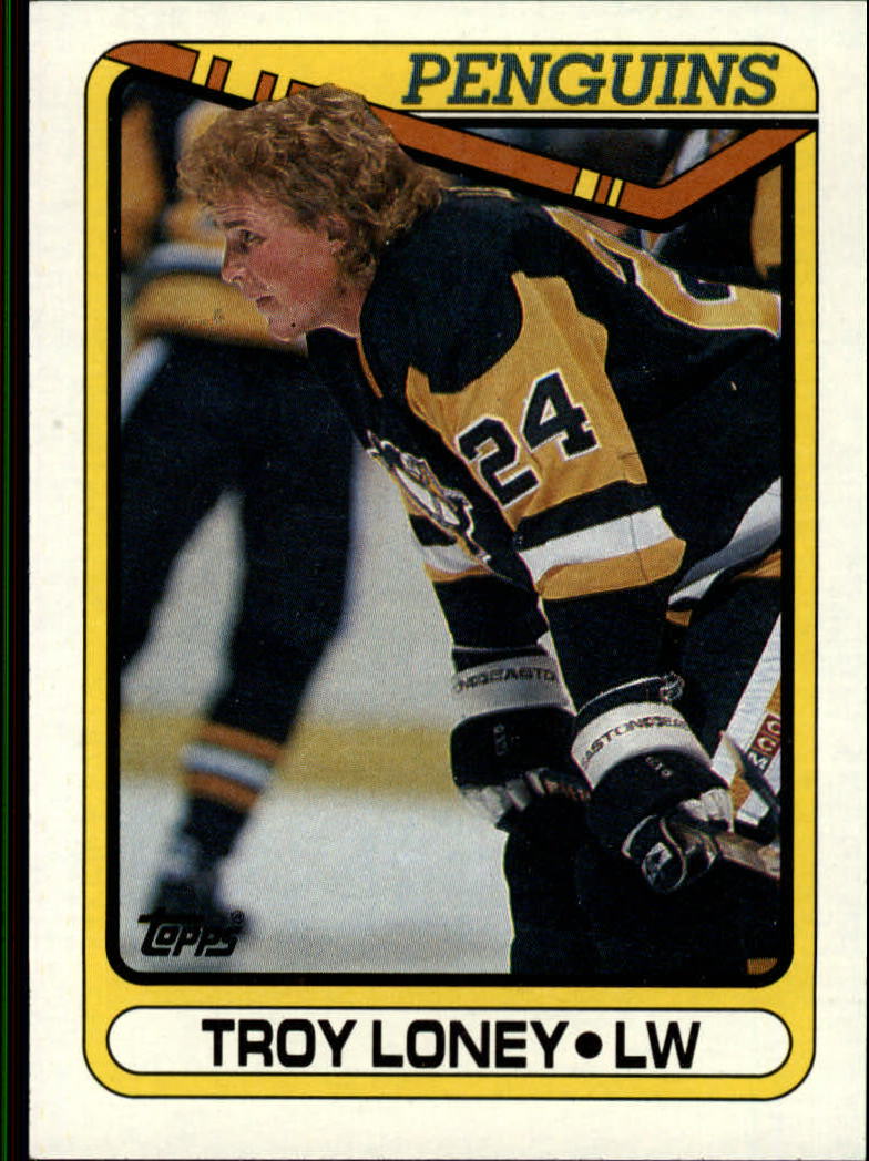 1990-91 Topps #347 Troy Loney RC