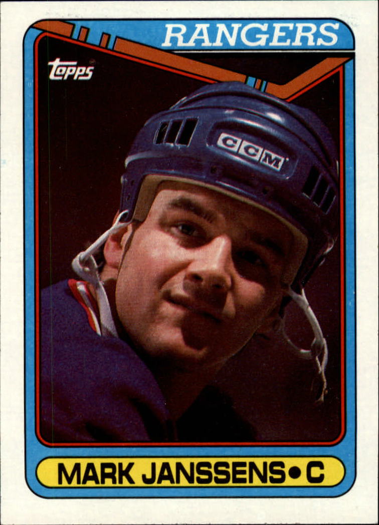 1990-91 Topps #391 Mark Janssens RC