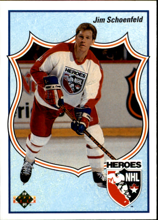 1990-91 Upper Deck #505 Jim Schoenfeld HERO