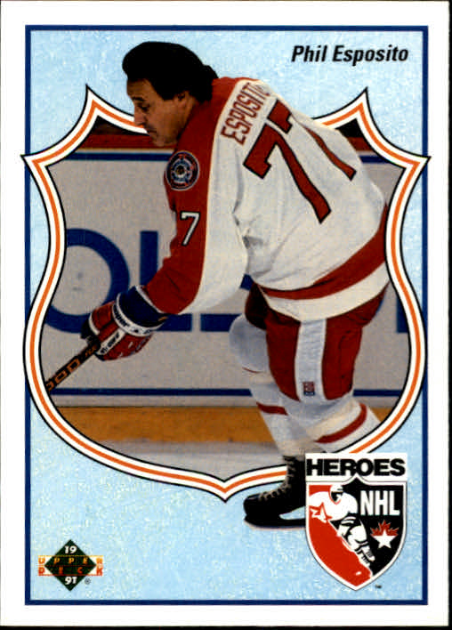 1990-91 Upper Deck #510 Phil Esposito HERO