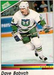 1990-91 Panini Stickers #40 Dave Babych