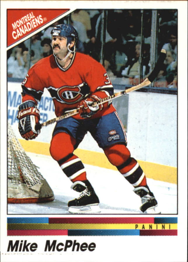 1990-91 Panini Stickers #63 Mike McPhee