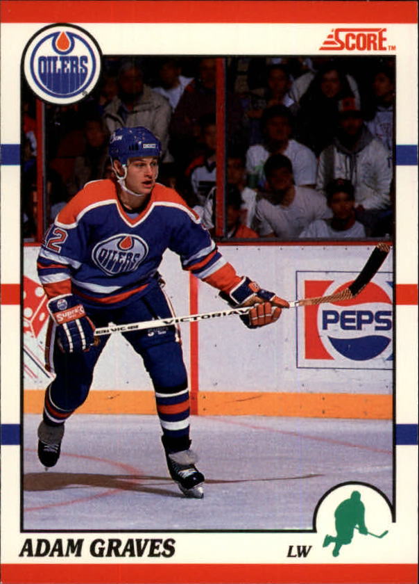 1990-91 Score Canadian #163 Adam Graves RC
