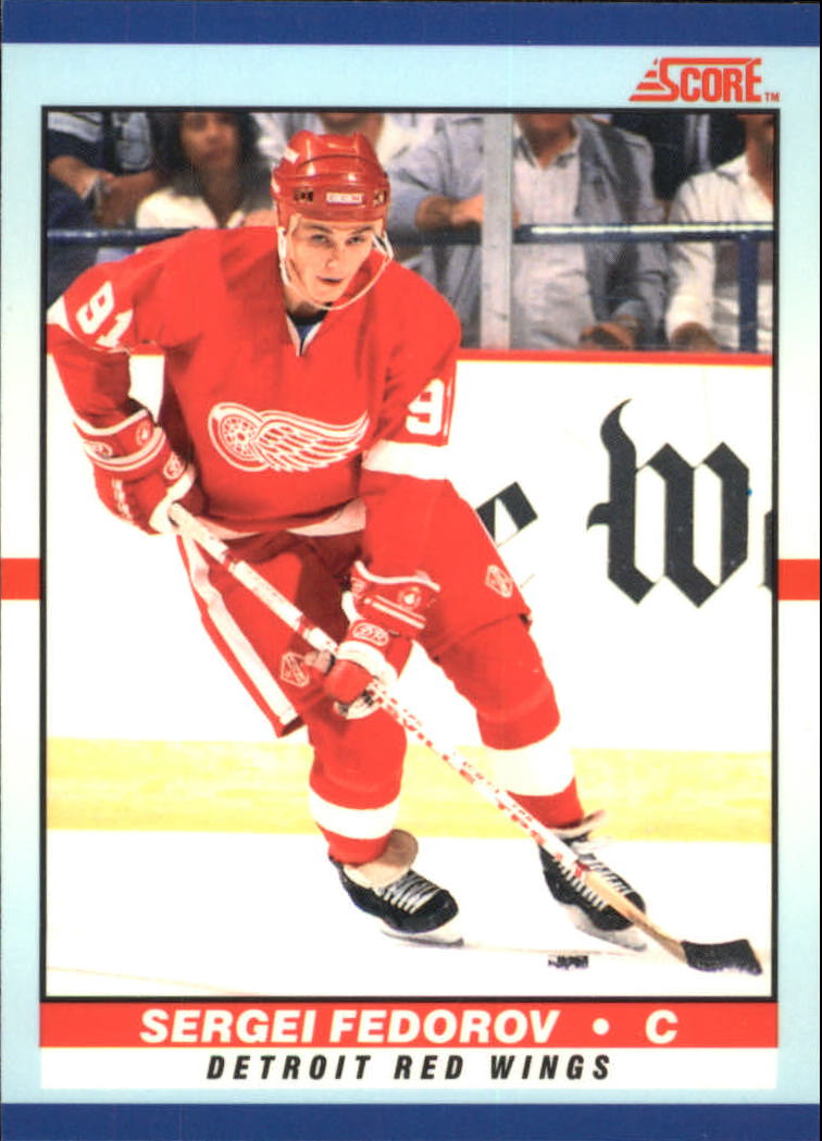 1990-91 Score Young Superstars #9 Sergei Fedorov