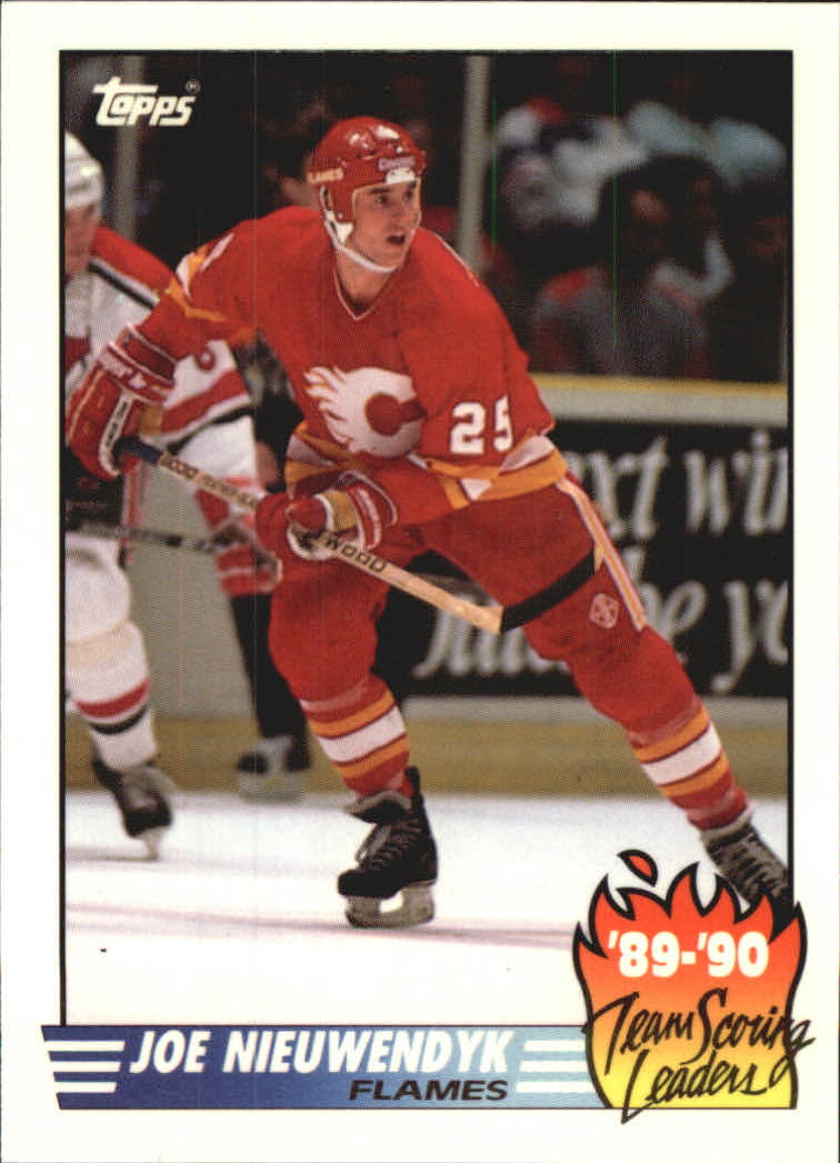 1990-91 Topps Team Scoring Leaders #8 Joe Nieuwendyk