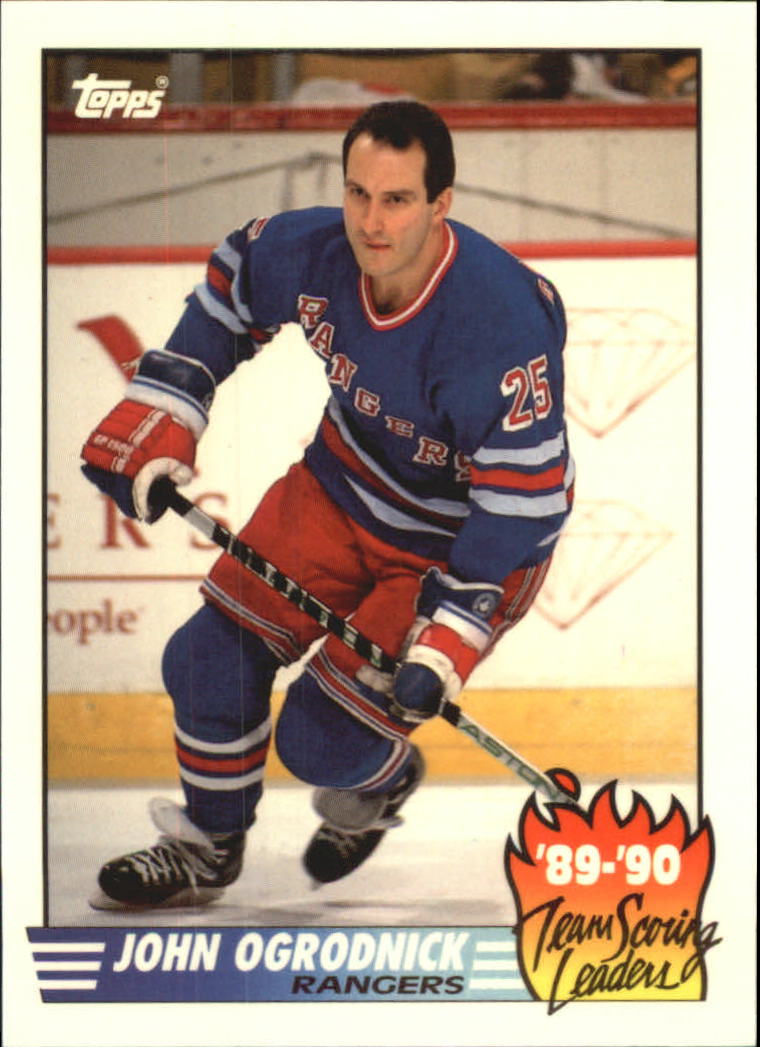 1990-91 Topps Team Scoring Leaders #18 John Ogrodnick