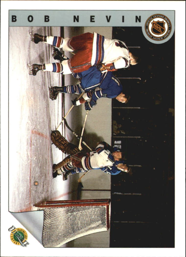1991-92 Ultimate Original Six #26 Bob Nevin