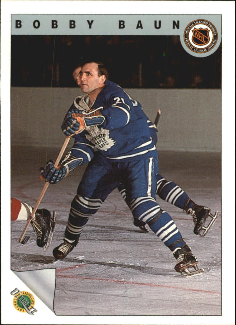 1991-92 Ultimate Original Six #30 Bob Baun