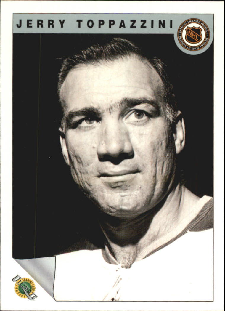 1991-92 Ultimate Original Six #55 Jerry Toppazzini