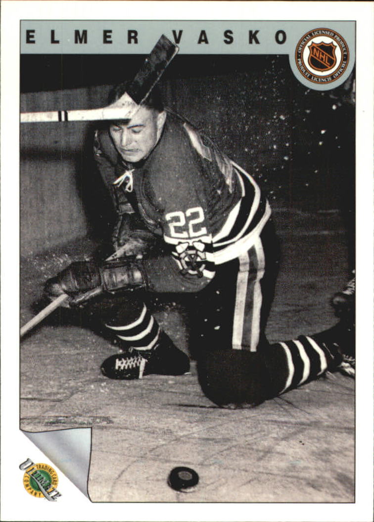 1991-92 Ultimate Original Six #64 Elmer Vasko