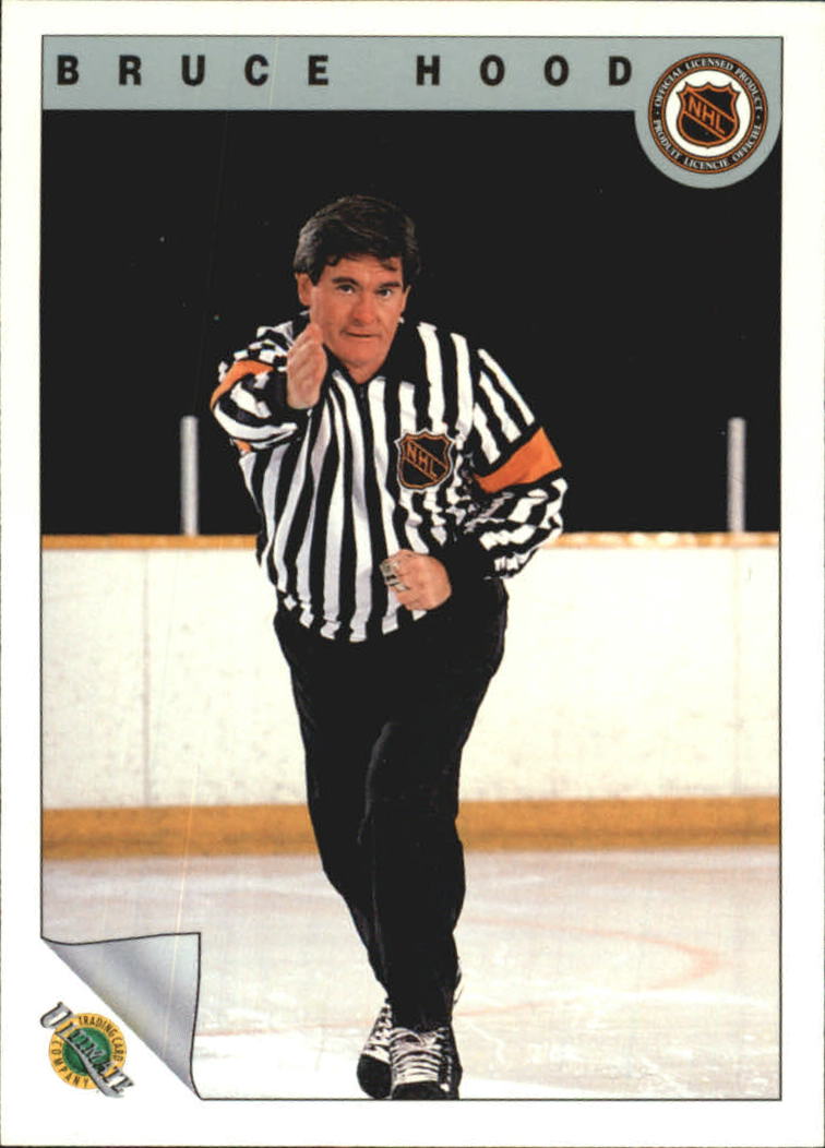 1991-92 Ultimate Original Six #86 Bruce Hood REF