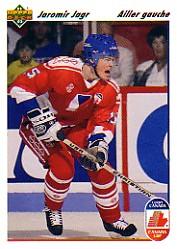 1991-92 Upper Deck French #20 Jaromir Jagr CC