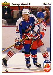 1991-92 Upper Deck French #36 Jeremy Roenick CC