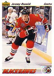 1991-92 Upper Deck French #166 Jeremy Roenick