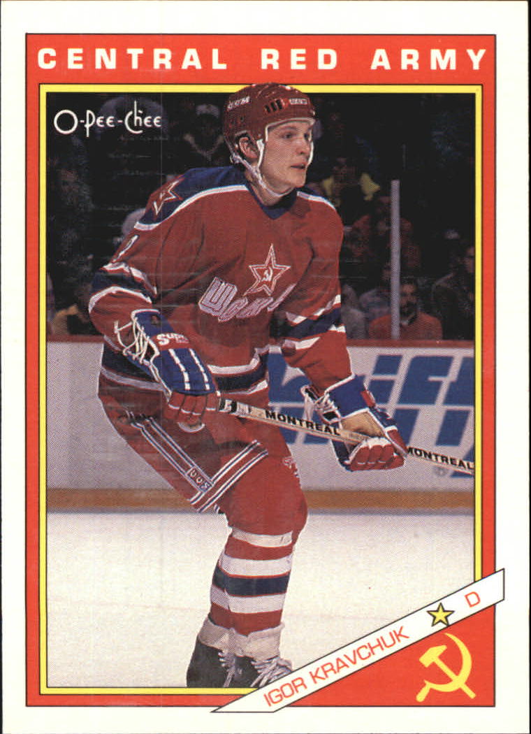 1991-92 O-Pee-Chee Inserts #19R Igor Kravchuk