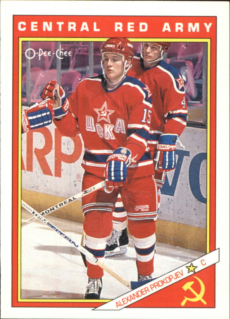 1991-92 O-Pee-Chee Inserts #25R Alexander Prokopjev