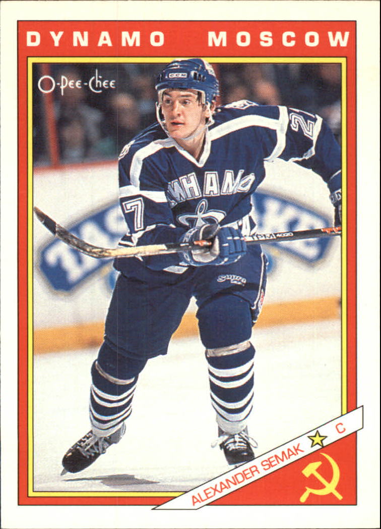 1991-92 O-Pee-Chee Inserts #42R Alexander Semak