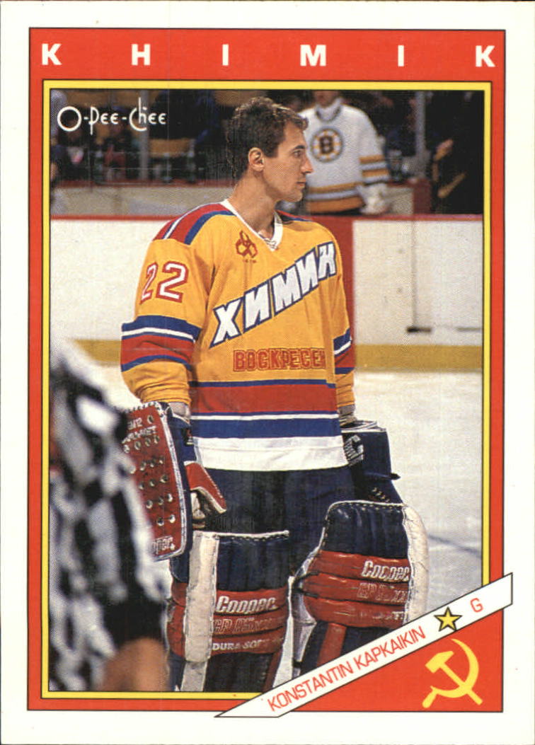 1991-92 O-Pee-Chee Inserts #51R Konstantin Kapkaikin